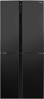 FAMOS Free Standing Inverter Refrigerator Combined 90cm 4 doors Black 