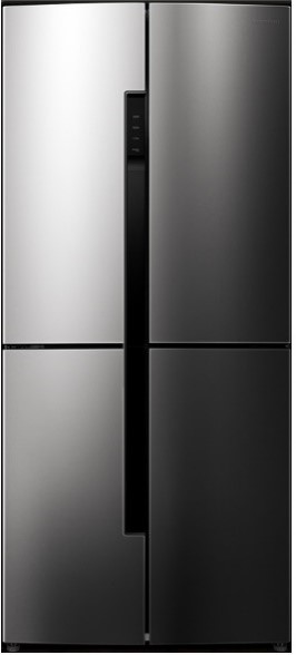 FAMOS Free Standing Inverter Refrigerator Combined 90cm 4 doors Stainless Steel